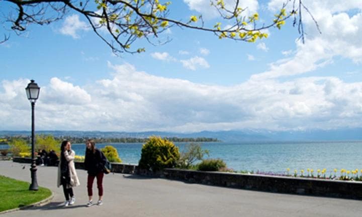 Morges lakefront view